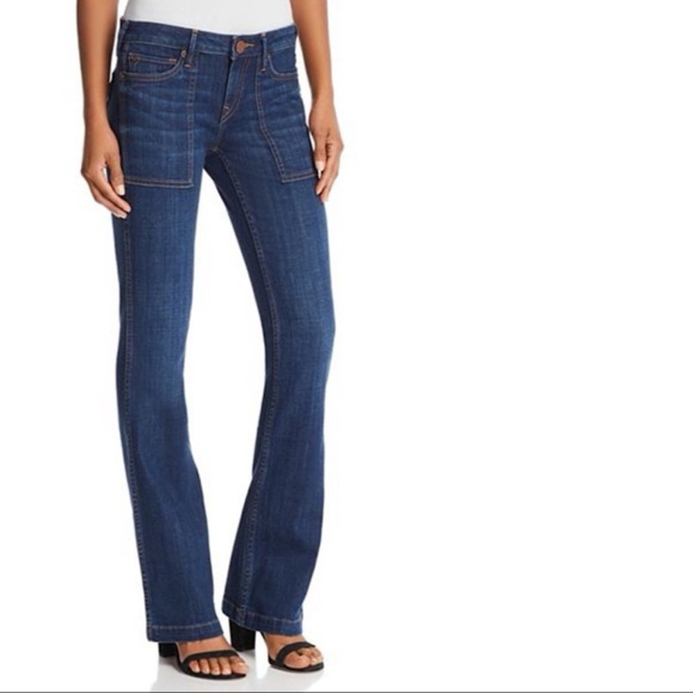NWOT True Religion Nikki Utility Flare Flaps Blue